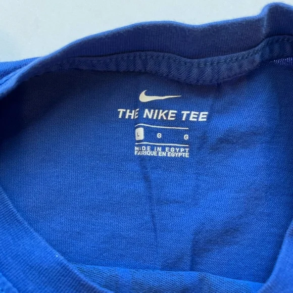 Nike Kids Royal Blue Baseball Tee - Picture 4 of 5